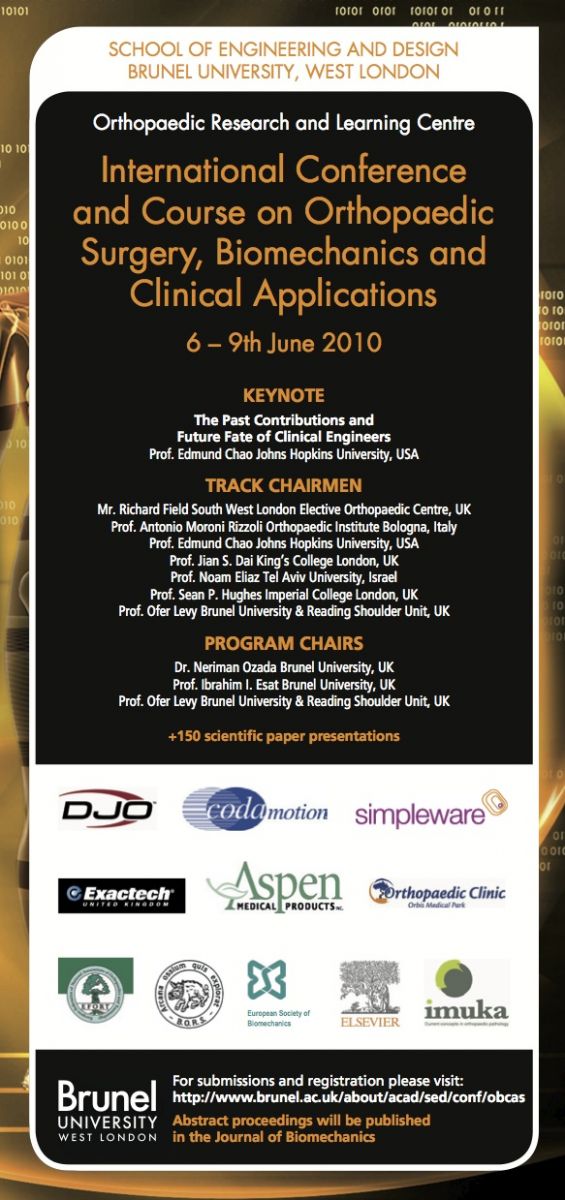 Latest conference leaflet with faculty, exhibitors and sponsors